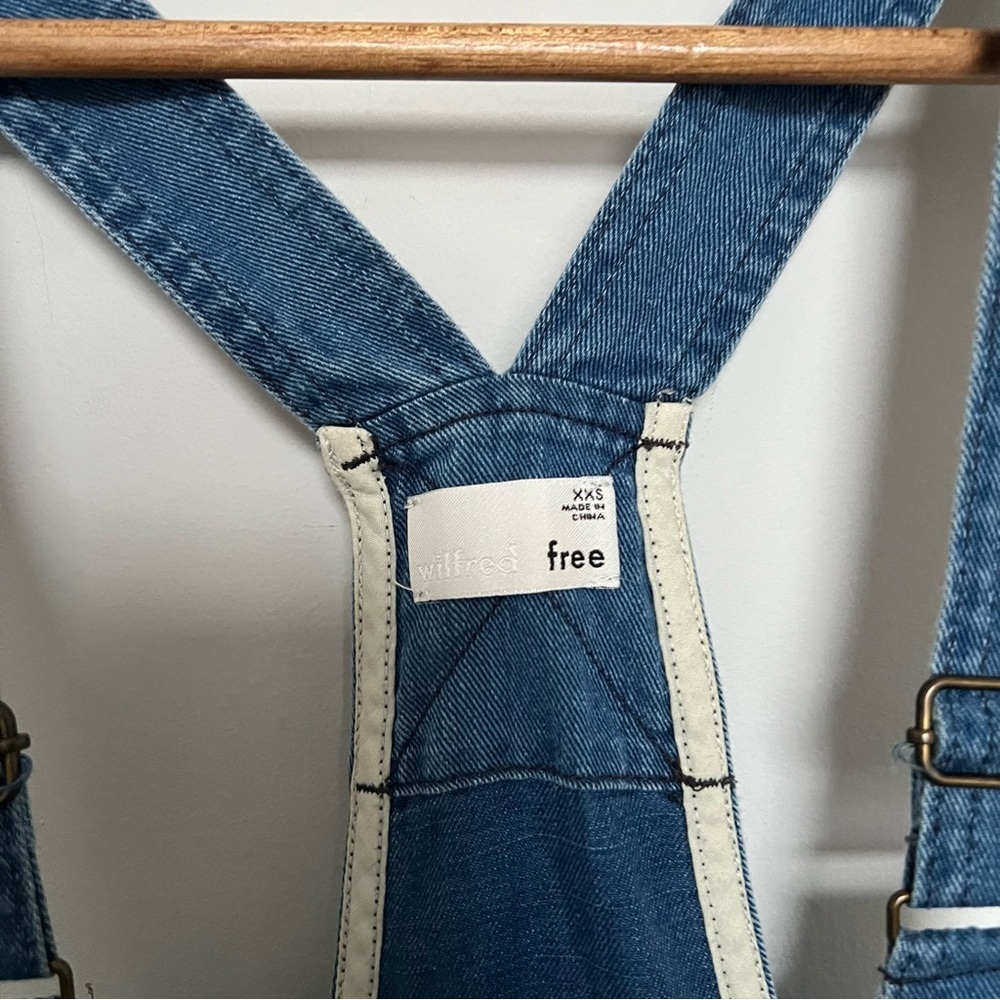 Wilfred Free Soft Denim Shortalls / Romper – XXS - Picture 4 of 5